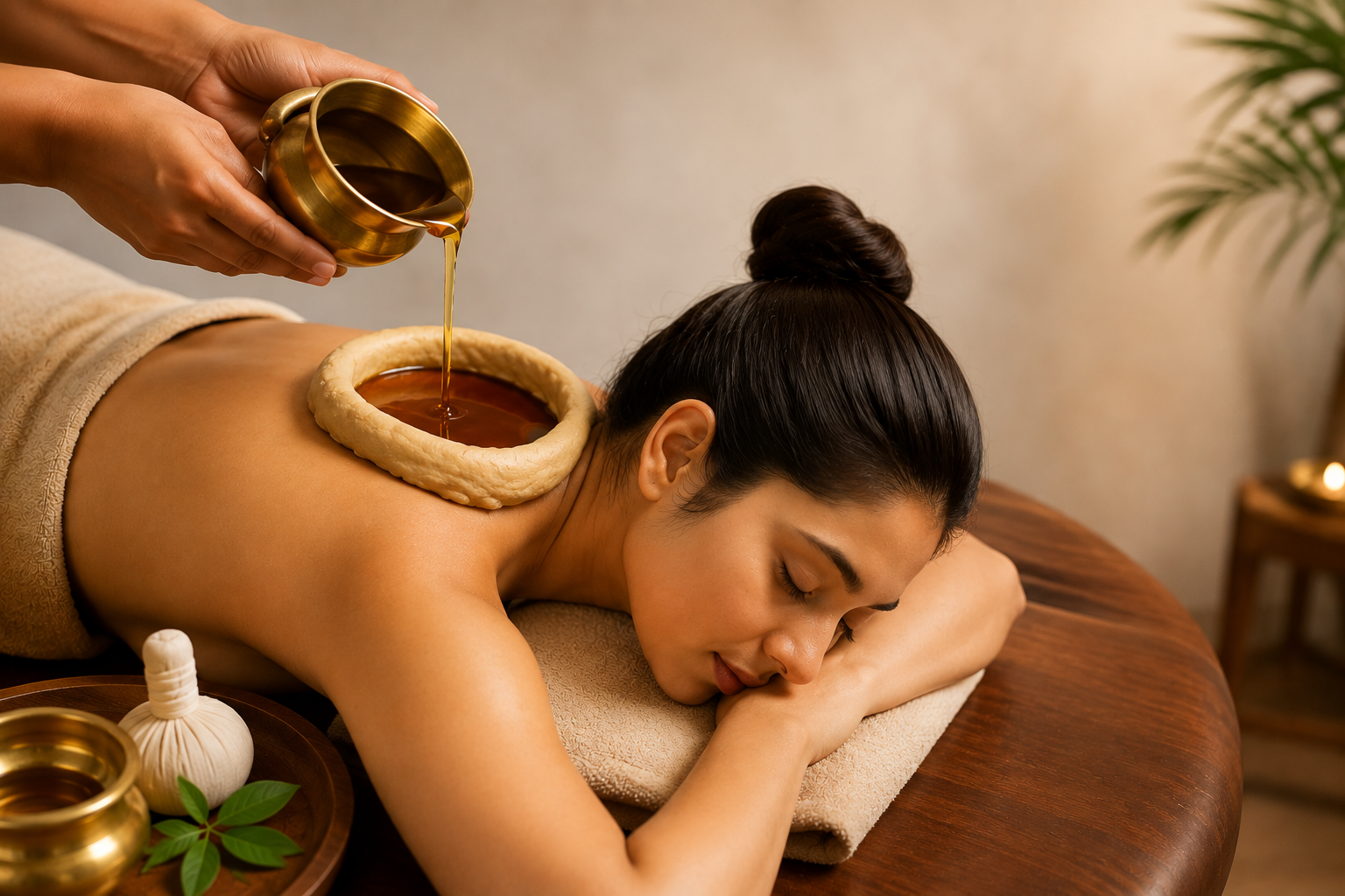 Greeva Vasti (Neck and Shoulder Treatment)