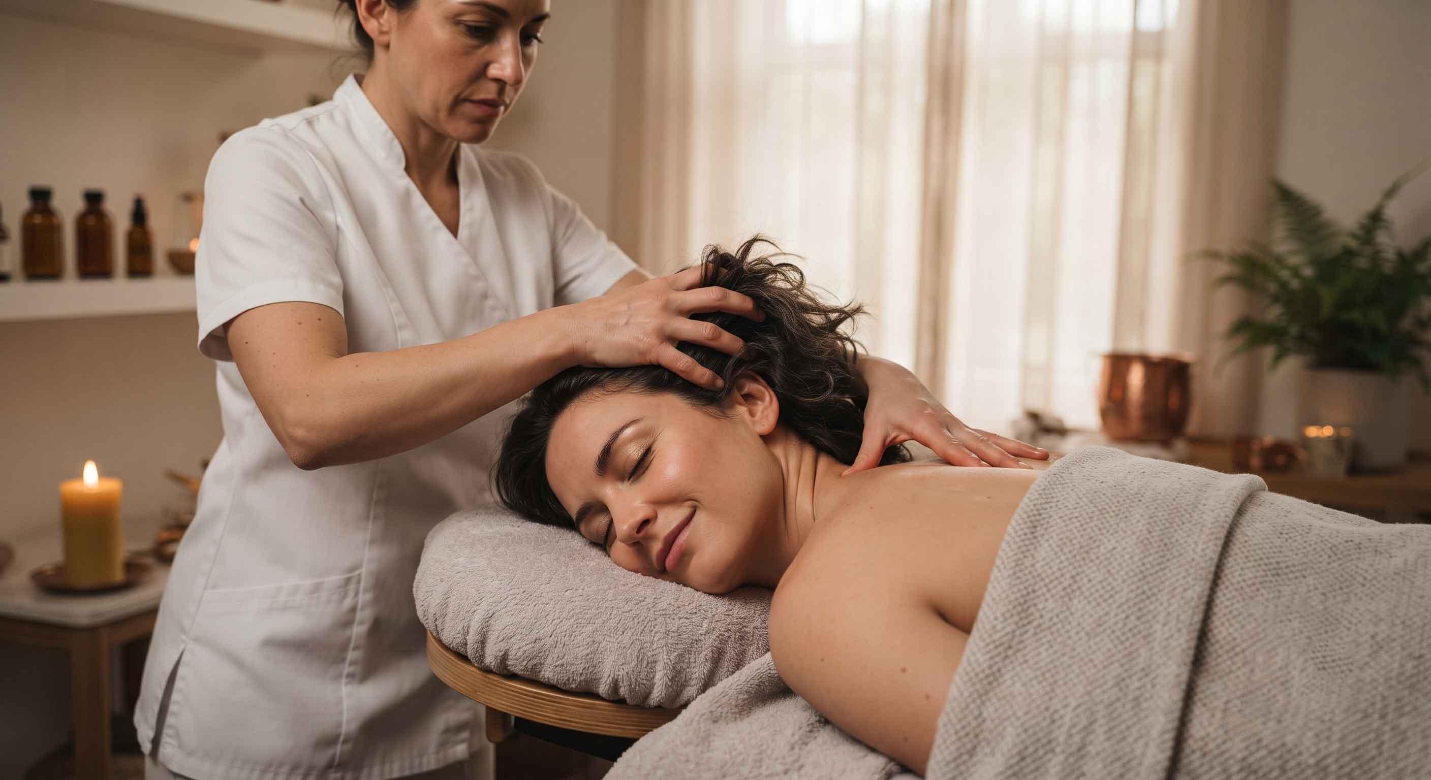 Head and shoulder massage