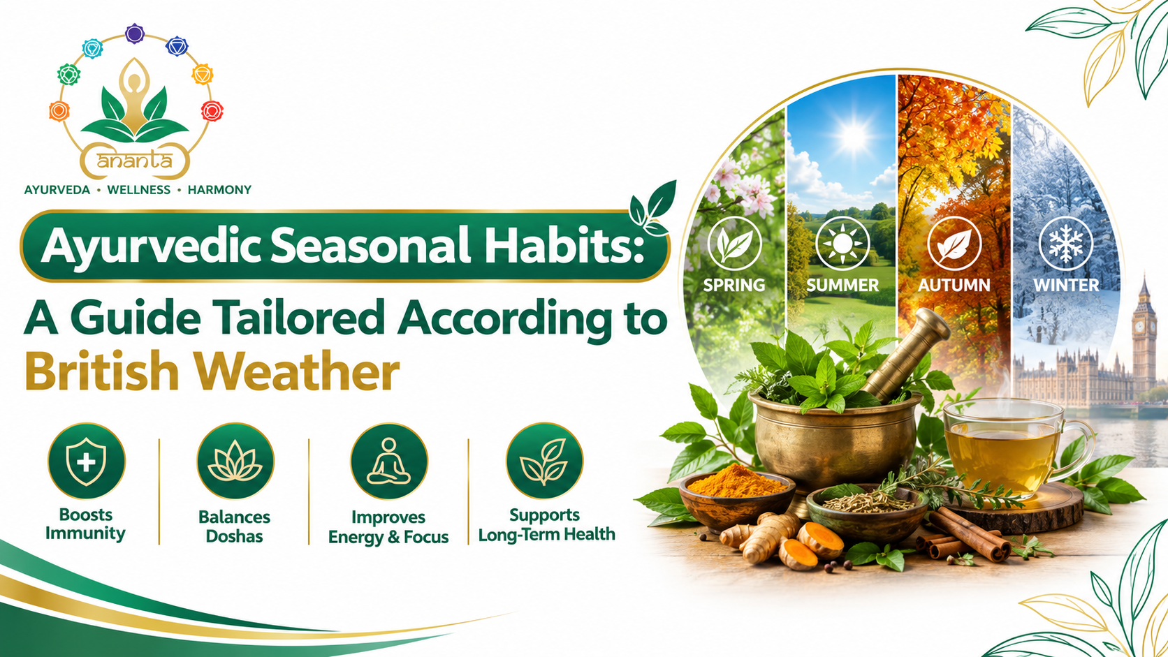 Ayurvedic Seasonal Habits: A Guide Tailored According to British Weather