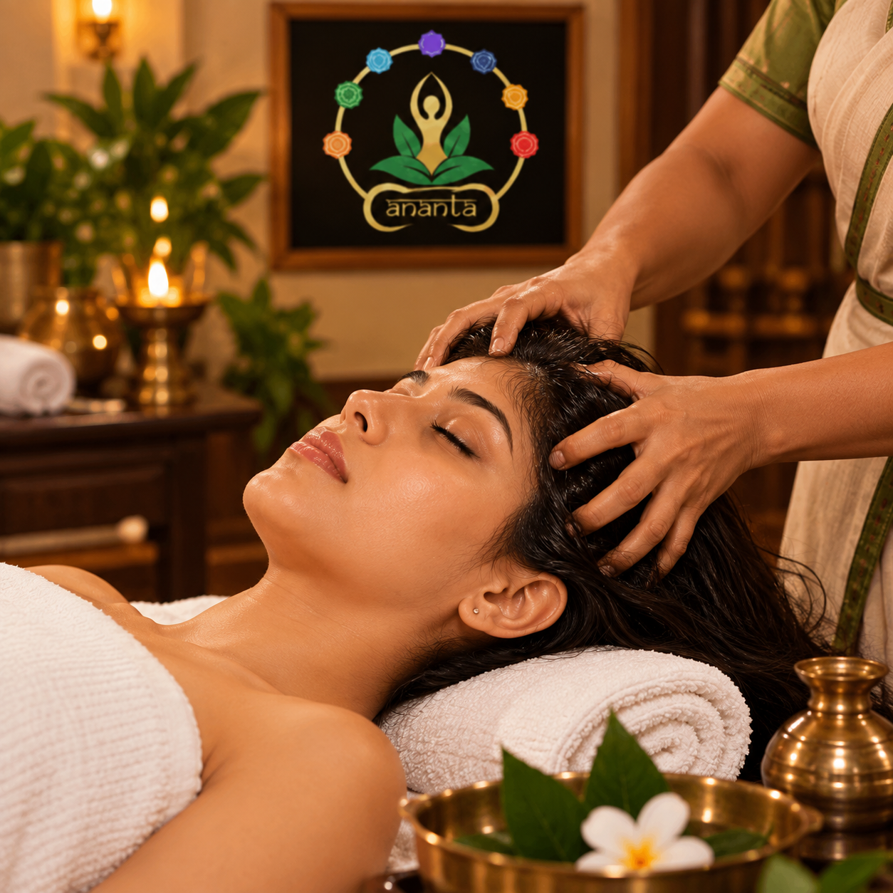 Siro Abhyanga Ayurvedic Indian head massage